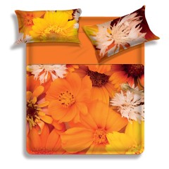 Completo letto 100% cotone Biancaluna Iris