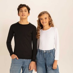 Maglia manica lunga bambino unisex termica elasticizzata