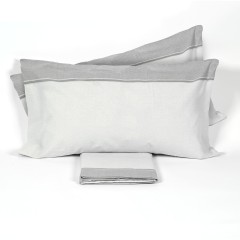 Completo Letto cotone Made in Italy Biancaluna Dern