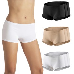 Boxerino donna cotone bielastico pettinato Bluintimo 1811 - 3 pezzi