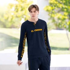 Pigiama El Charro collo serafino manica lunga Interlock uomo ELP57