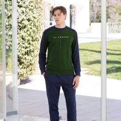 Pigiama El Charro Interlock collo serafino uomo ELP60