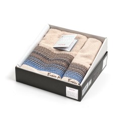 Set di asciugamani 1+ 1 realizzati in spugna jacquard Enrico Coveri 0016 Axel