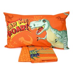 Completo Letto in cotone 1 Piazza Hermet Dinosaurs
