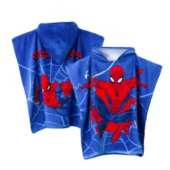 Poncho asciugamano con cappuccio Spiderman Disney Marvel