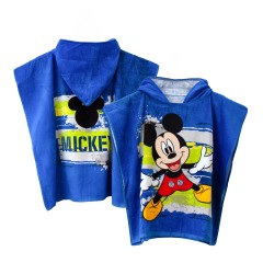 Poncho asciugamano 100% cotone Topolino Disney