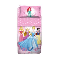 Completo letto principesse 100% cotone Disney