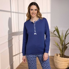 Pigiama donna cotone caldo 100% Irge IRI2456 / CDI235