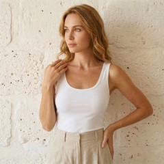 Canotta donna Jadea 4182 spalla larga in cotone modal