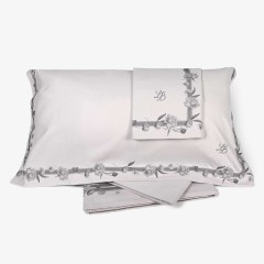 Lenzuola matrimoniali flanella di puro cotone Laura Biagiotti Cassandra