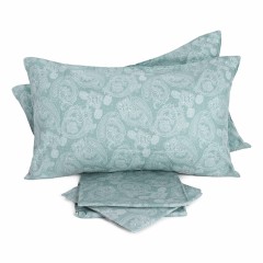 Completo Letto Matrimoniale cotone fantasia paisley Cursa Laura Biagiotti