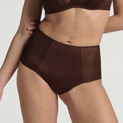 Slip vita alta donna taglio laser tulle e microfibra Lepel 306