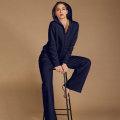 Tuta donna full zip con cappuccio Lunatica 52104