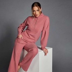 Pigiama donna punto milano maniche a sbuffo Lunatica 52147