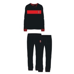 Pigiama uomo ufficiale Milan in caldo cotone rossonero PIGM 1010