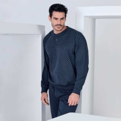 Pigiama lungo uomo interlock Navigare 141914