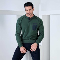 Pigiama uomo lungo caldo cotone Navigare 141946