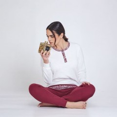 Pigiama donna punto milano Nazareno Gabrielli D6043