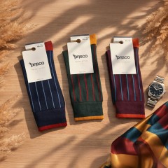 Calza corta uomo caldo cotone assortite Prisco Bruce C - 3 paia