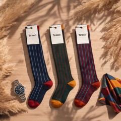 Calza lunga uomo caldo cotone assortite Prisco Bruce L - 3 paia