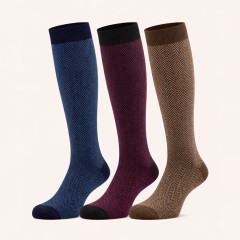 Calza lunga uomo caldo cotone assortite Prisco Jack L - 3 paia