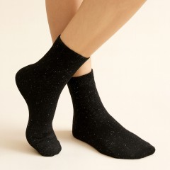 Calza donna in viscosa con scaglie argento Prisco star 3 paia