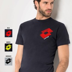 T-shirt maglia uomo Lotto LA1109 mezza manica cotone