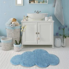 Tappeto da bagno Nuvoletta morbida con antiscivolo Nuvola Zambaiti