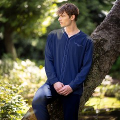 Pigiama uomo maglia aperta cotone leggero Irge IRL2521