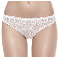 Slip brasiliana Infiore well 3101 in microfibra e pizzo