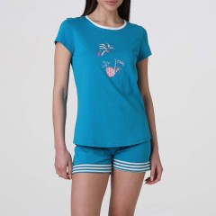 Pigiama donna estivo 100% cotone Lovable L0EQM