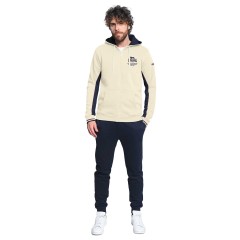 Tuta uomo felpata con cappuccio cotone garzato Lonsdale LOUAI25174