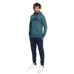 Tuta uomo con cappuccio cotone garzato Lonsdale LOUAI25176