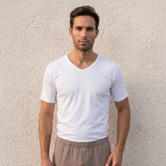Maglia uomo mezza manica a punta Irge irm2 cotone 3 pz