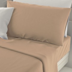 Lenzuola letto cotone Irge Marta tinta unita