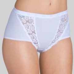 Slip donna Sloggi maxi chic cotone e pizzo 4 pezzi
