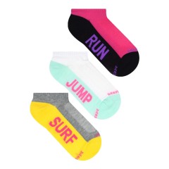 Calzini corti bambino Meritex 7205 cotone fantasia con scritte 6 paia