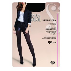 Collant Sisi Micro sense 50 denari coprente opaco nero