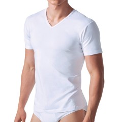 Maglia mezza manica Rossoporpora MU002 scollo a V cotone 3 pz