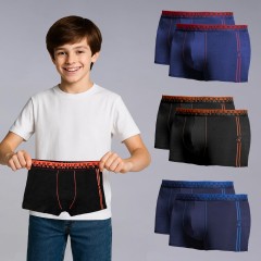 Boxer ragazzo assortiti cotone Navigare 6 pz