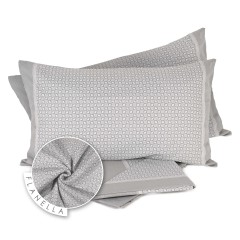Completo letto Flanella Preziosa Sofice D.20