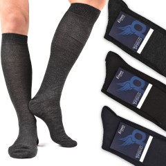 Calza lunga in lana assortito Prisco Ermes 3 paia