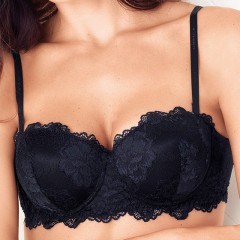 Reggiseno a fascia Lormar balconcino deluxe con ferretto