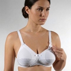Reggiseno mamma con apertura allattamento Gios 280 in puro cotone premaman