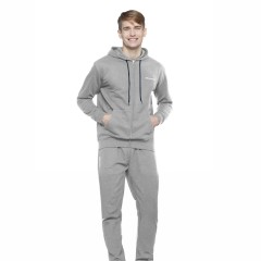 Tuta uomo con zip con cappuccio cotone felpato Superga SMW25695