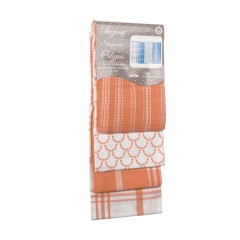 Set da 4 strofinacci Preziosa Calypso 100% cotone