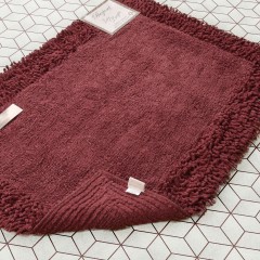 Tappeto bagno 100% cotone naturale Preziosa tinta unita BAT.0006