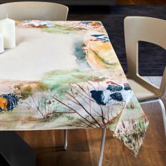 Tovaglia Vingi Tiffany cod.A08 in cotone con galli