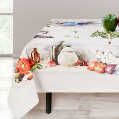 Tovaglia Vingi Tiffany cod.A16 cotone con ortaggi