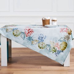 Tovaglia Vingi Tiffany dis.32 in cotone conchiglie